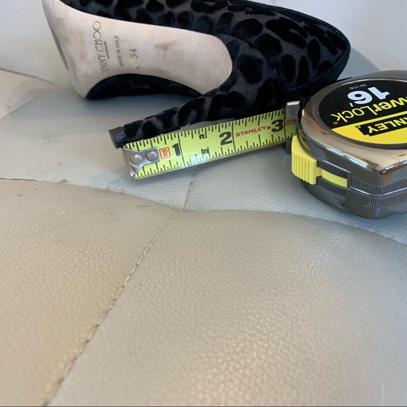 Jimmy Choo Bridget Leopard Devore Pumps - Picture 7 of 8